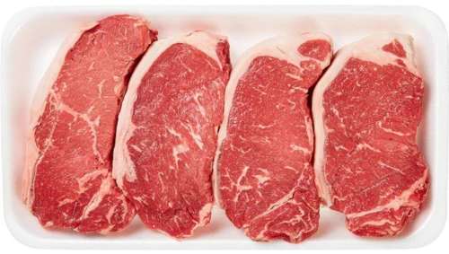 USDA choice beef loin New York steak 