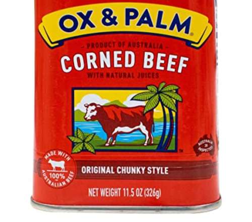 Ox & Palm Corned Beef, 6 x 11.5 oz