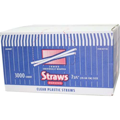 WRAPPED BOXED STRAWS   