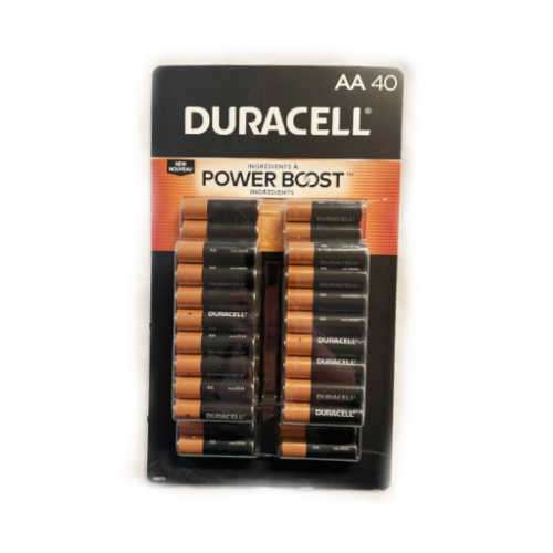 ALKALINE BATTERIES AA 40 PACK