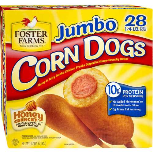 CHICKEN CORN DOGS      