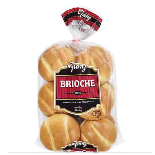 FRANZ BRIOCHE HAMBURGER BUNS 