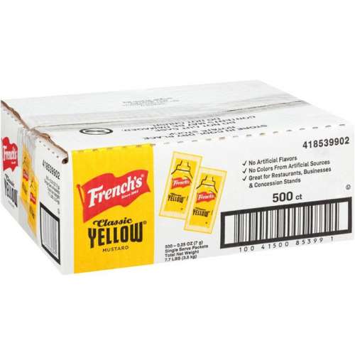 MUSTARD PACKETS        