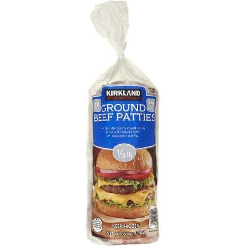 1/3 LB GROUND BEEF PATTIES