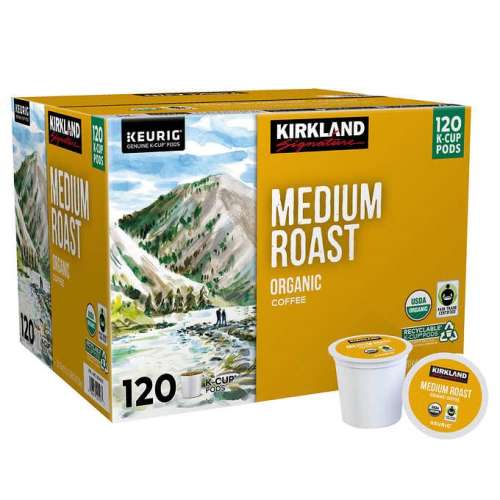 MEDIAM ROAST ORGANIC & RECYCLABLE 120 COUNT KCUPS