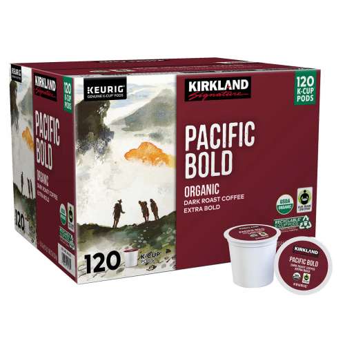 PACIFIC BOLD ORGANIC & RECYCLABLE 120 COUNT KCUPS