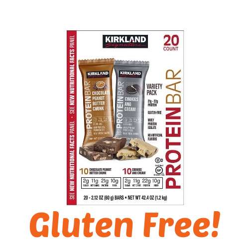 KIRKLAND SIGNATURE PROTEIN BAR VARIETY    