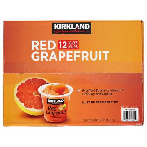 KIRKLAND SIGNATURE RED GRAPEFRUIT CUPS    