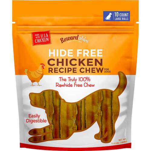 HIDE FREE CHICKEN CHEW DOG TREAT 2.4 LBS