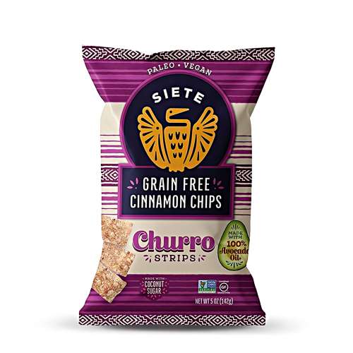 siete grain free cinnamon chips churro strips