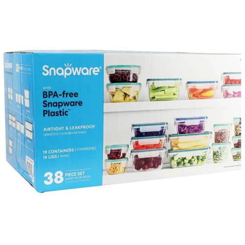 38- PIECE PLASTIC FOOD STORAGE SET