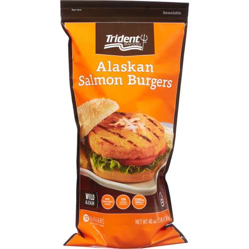 WILD SALMON BURGERS    